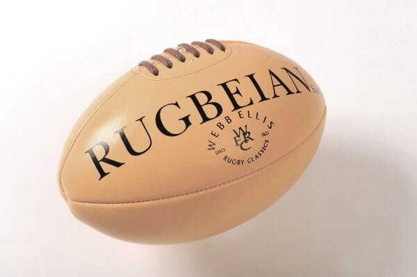 Webb Ellis Leather Puntabout Rugby Souvenir Ball 